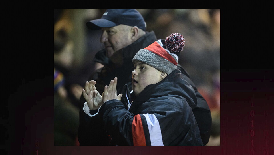 A fans photo from City’s 2-1 home win over Cardiff City.