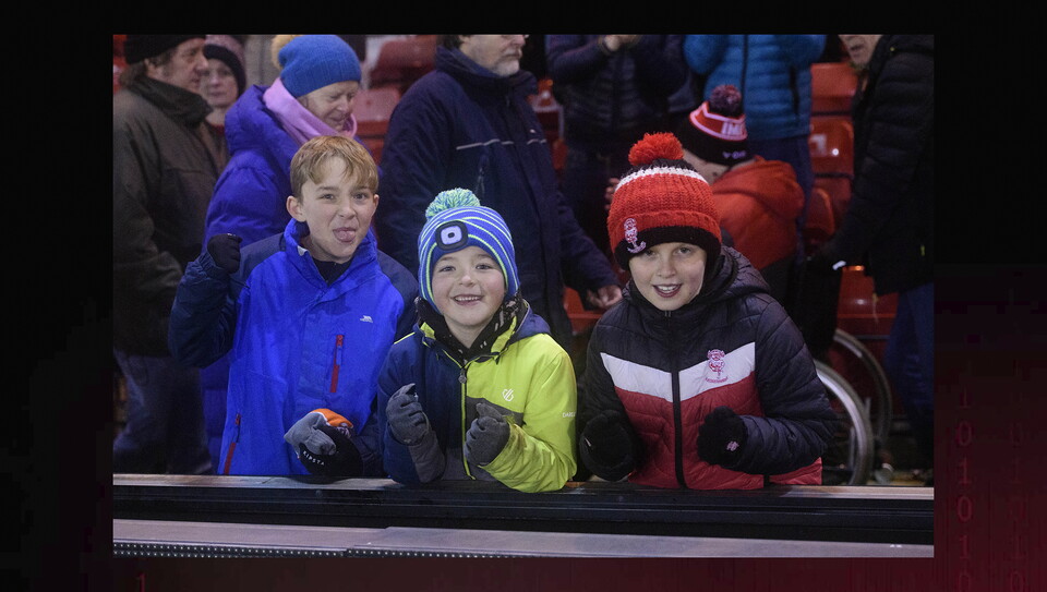 A fans photo from City’s 2-1 home win over Cardiff City.