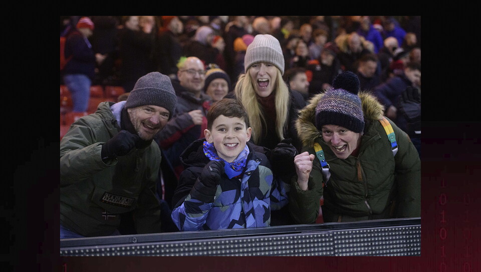 A fans photo from City’s 2-1 home win over Cardiff City.