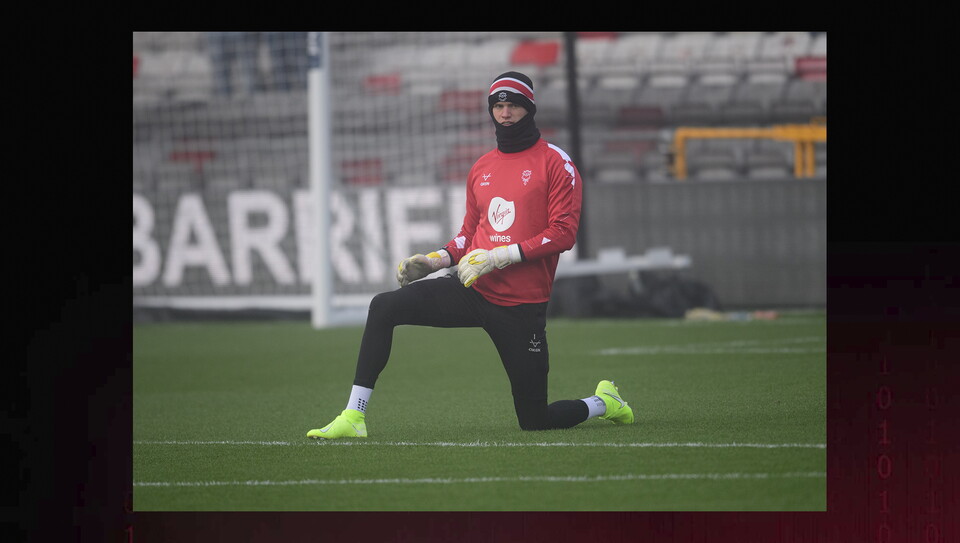 A match action image from the Imps’ 2-1 home win over Cardiff City