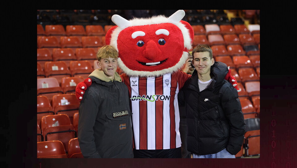 A fans image from City’s home game against Huddersfield Town
