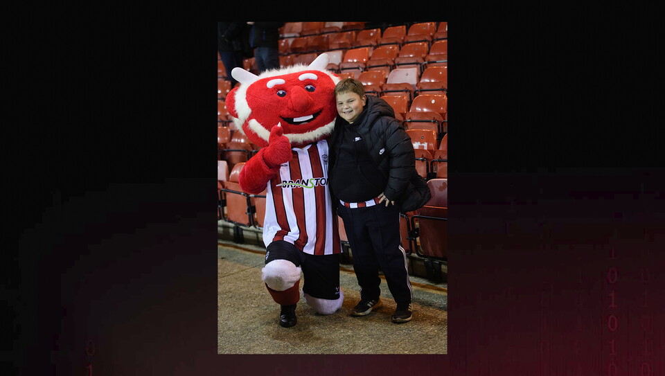 A fans image from City’s home game against Huddersfield Town