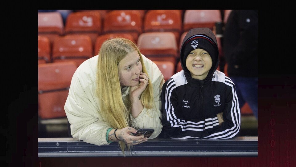 A fans image from City’s home game against Huddersfield Town