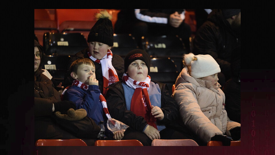 A fans image from City’s home game against Huddersfield Town