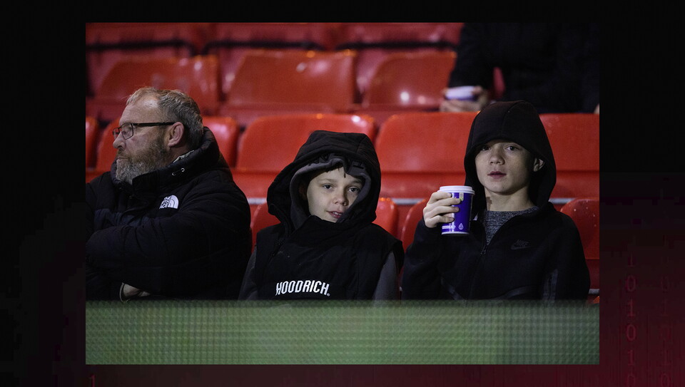 A fans image from City’s home game against Huddersfield Town