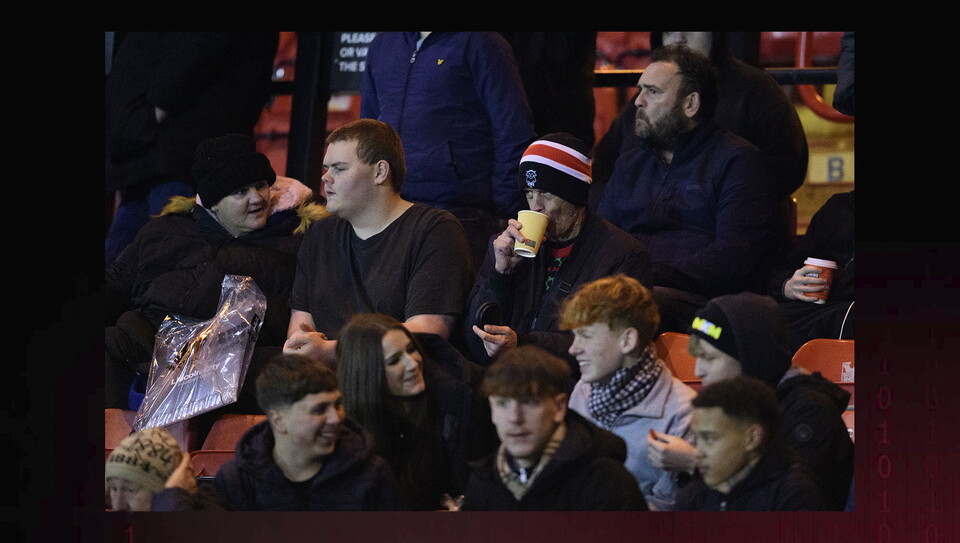 A fans image from City’s home game against Huddersfield Town