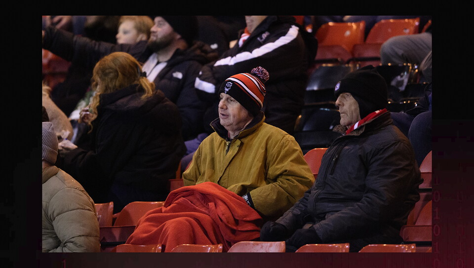 A fans image from City’s home game against Huddersfield Town