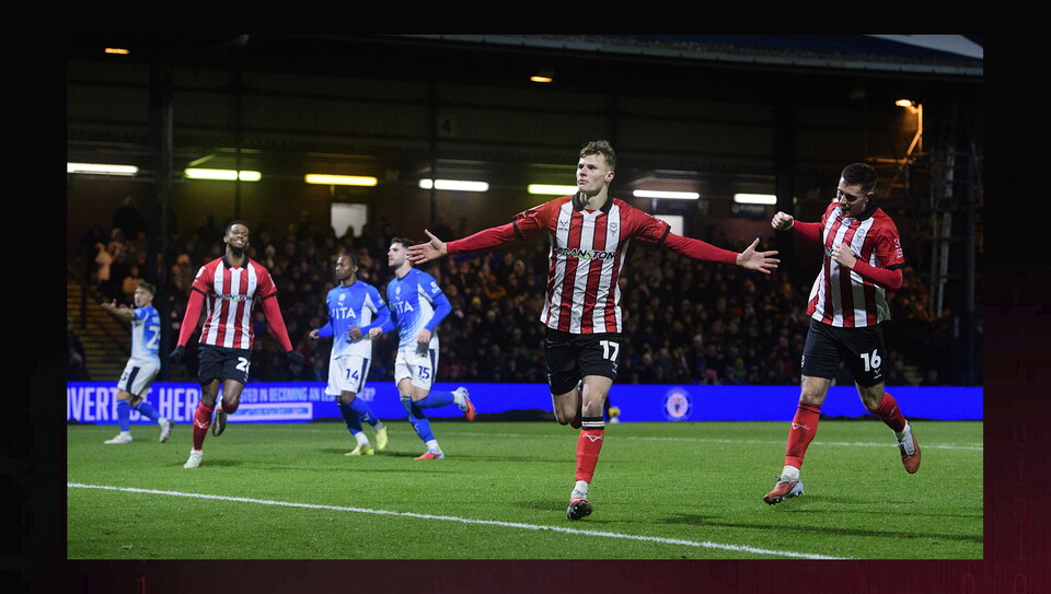 Action from Stockport County v Lincoln City