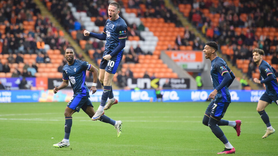 Jack Moylan celebrates his goal