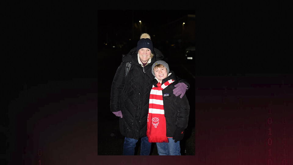 A fans photo from City’s game against Bradford City