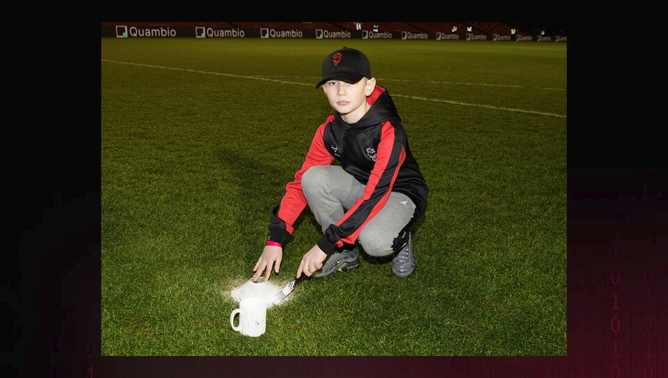 A fans photo from City’s game against Bradford City