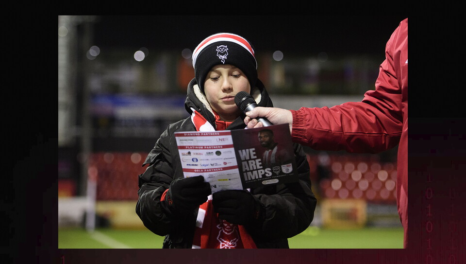 A fans photo from City’s game against Bradford City