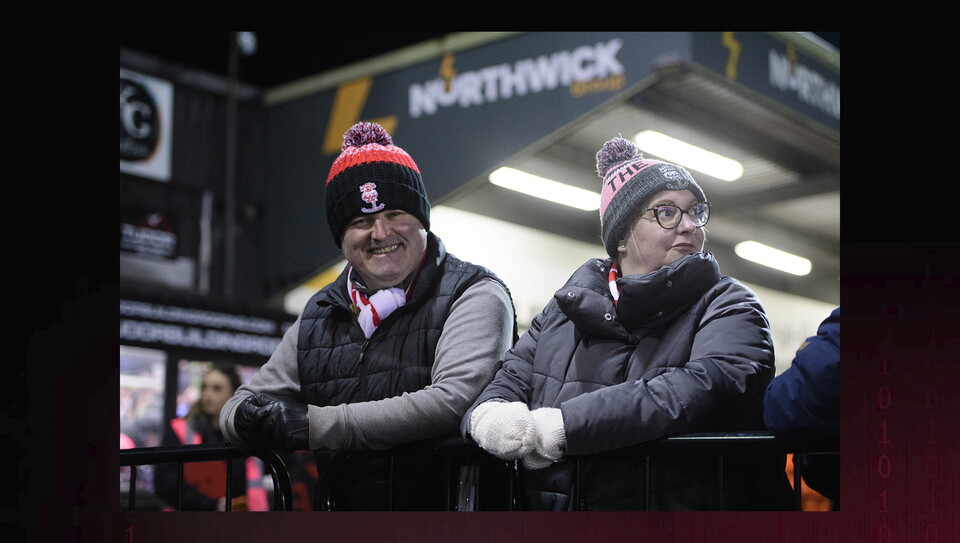 A fans photo from City’s game against Bradford City