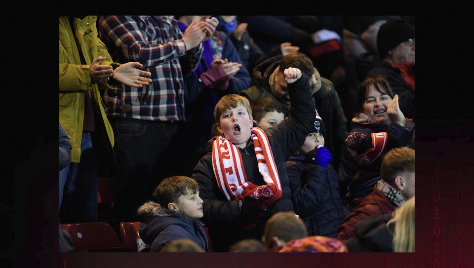 A fans photo from City’s game against Bradford City