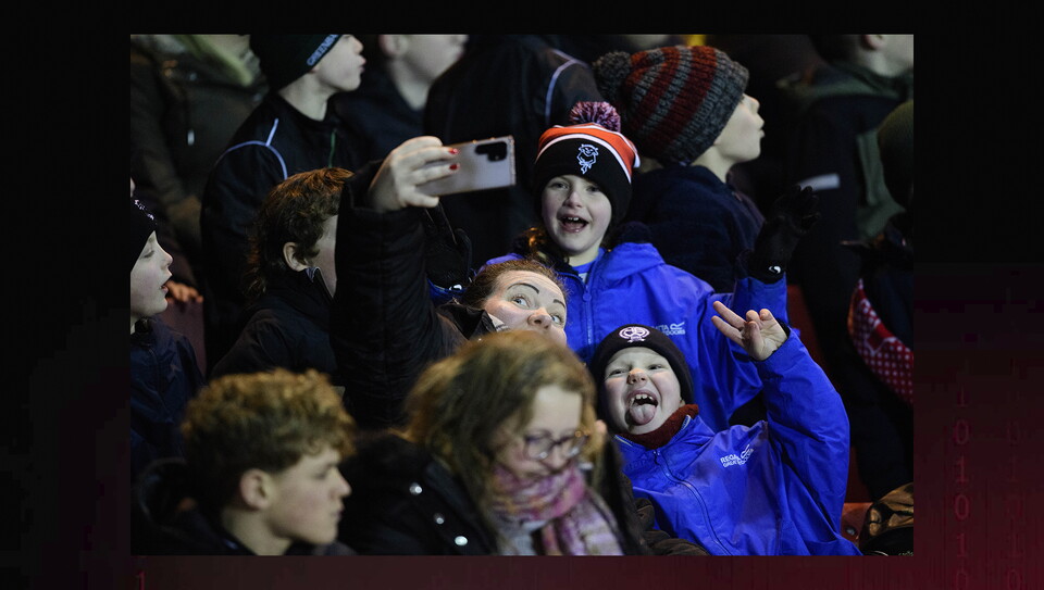 A fans photo from City’s game against Bradford City