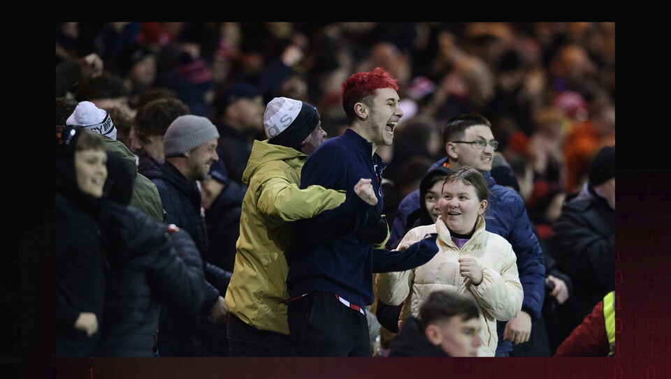 A fans photo from City’s game against Bradford City