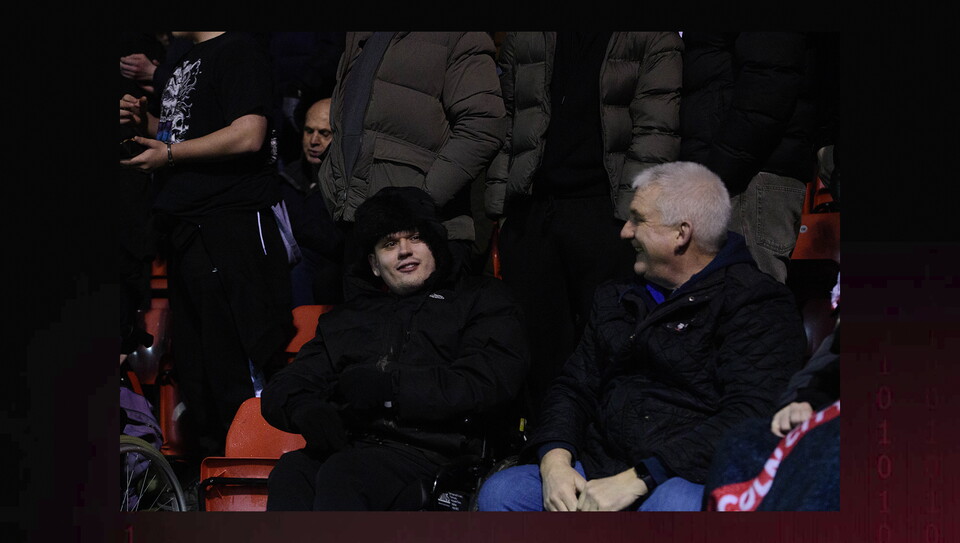 A fans photo from City’s game against Bradford City