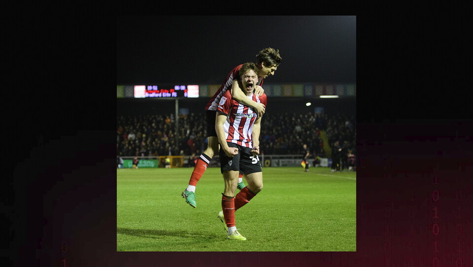A match photo from City’s game against Bradford City