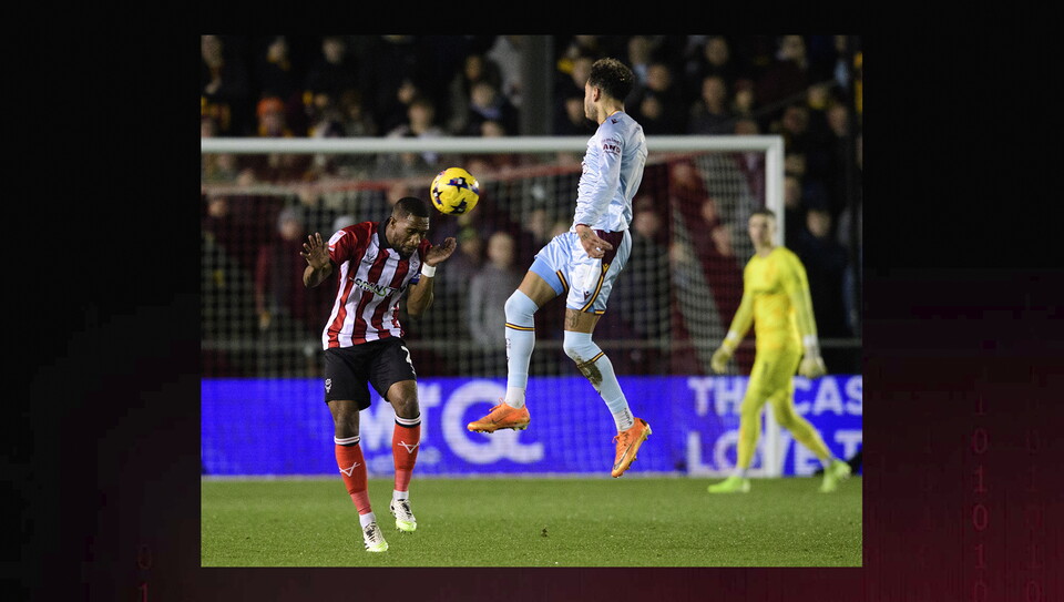 A match photo from City’s game against Bradford City