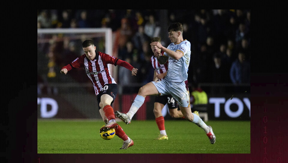 A match photo from City’s game against Bradford City