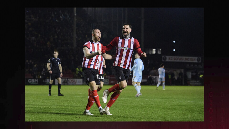 A match photo from City’s game against Bradford City