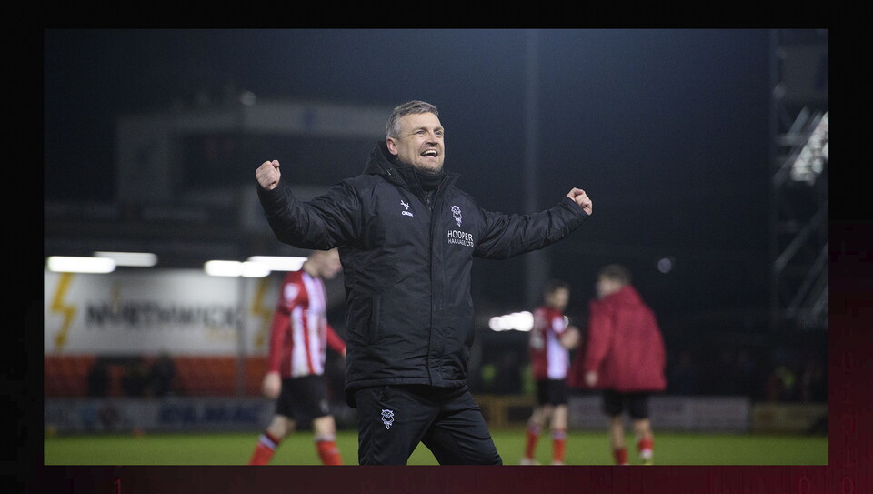 A match photo from City’s game against Bradford City