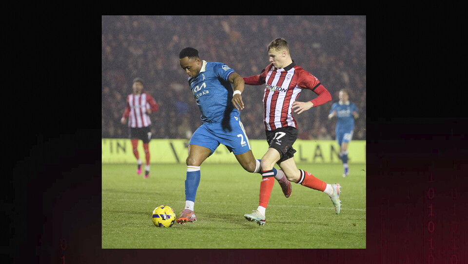 A match image from City's 2-1 home win over Burton