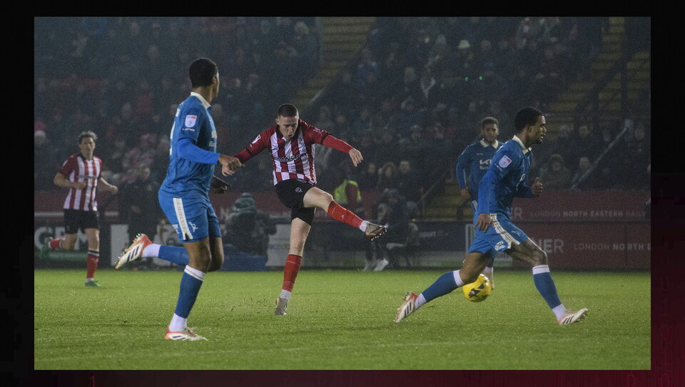 A match image from City's 2-1 home win over Burton
