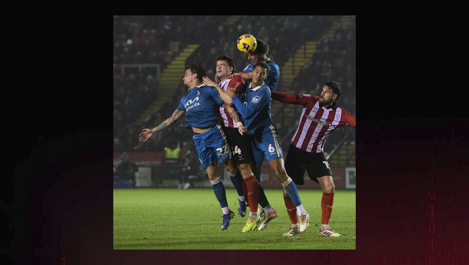 A match image from City's 2-1 home win over Burton