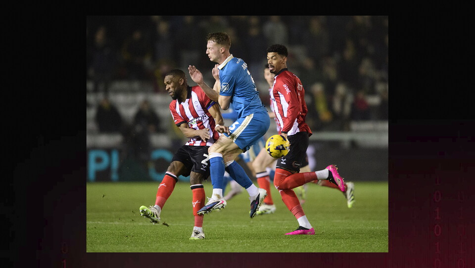 A match image from City's 2-1 home win over Burton