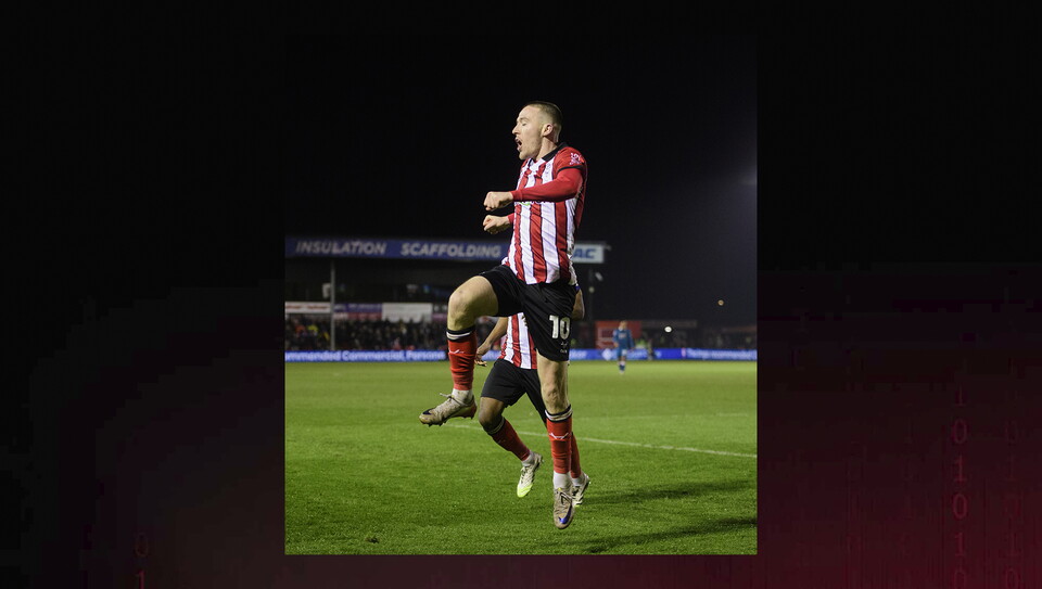 A match image from City's 2-1 home win over Burton