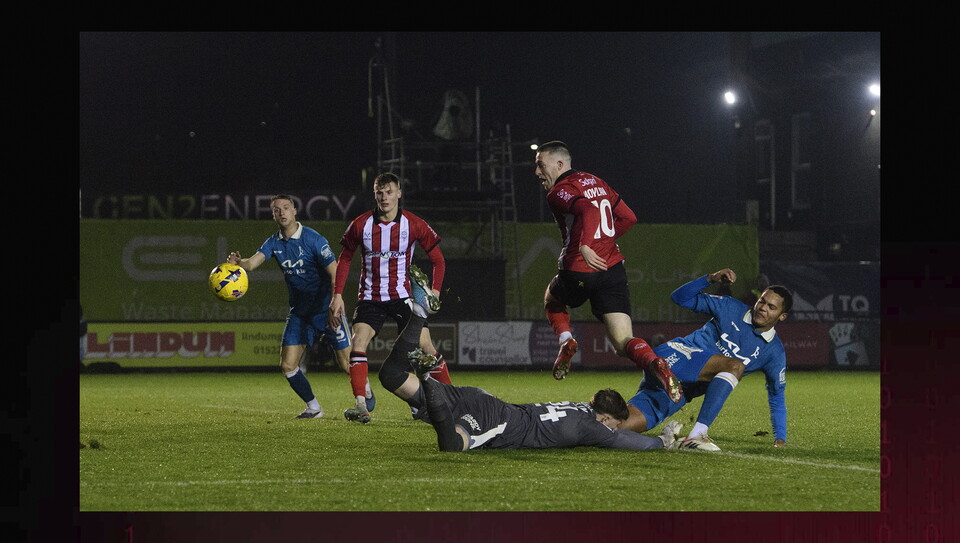 A match image from City's 2-1 home win over Burton