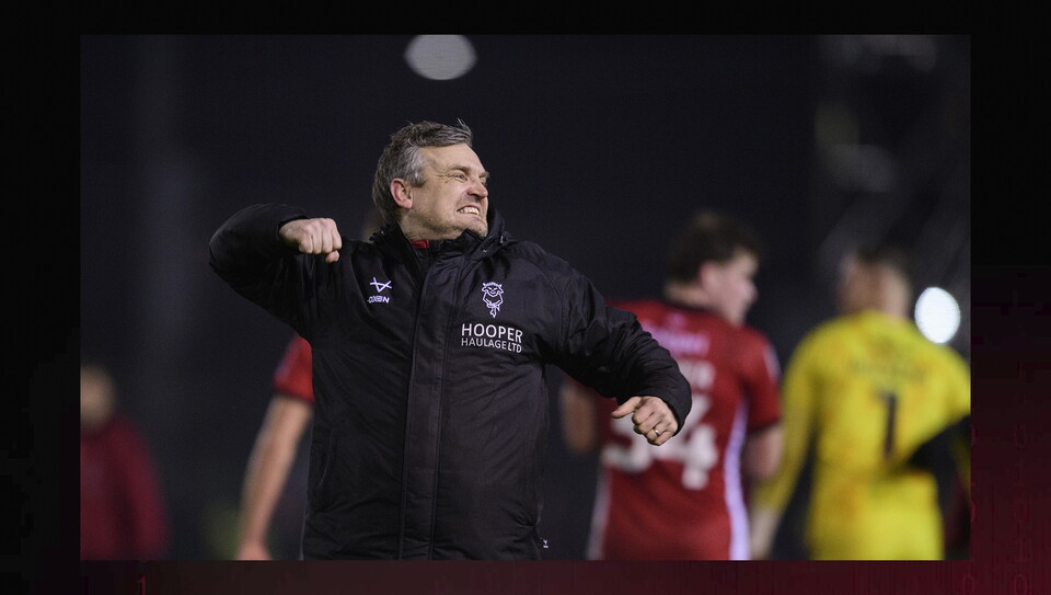 A match image from City's 2-1 home win over Burton