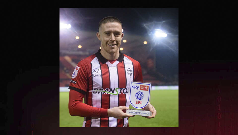 A match image from City's 2-1 home win over Burton