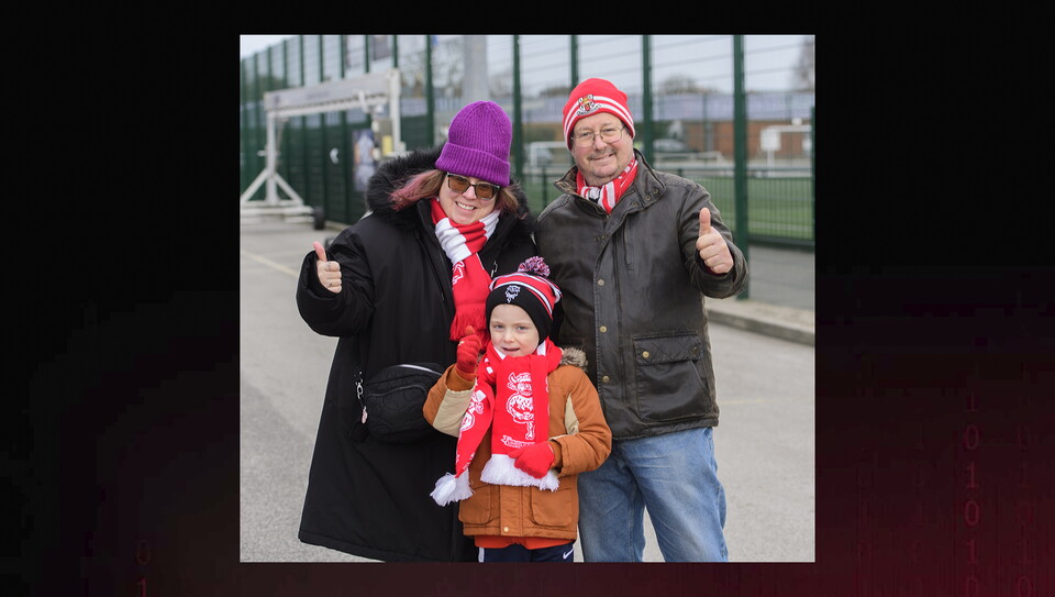 A fans image from City’s home game against Huddersfield Town.