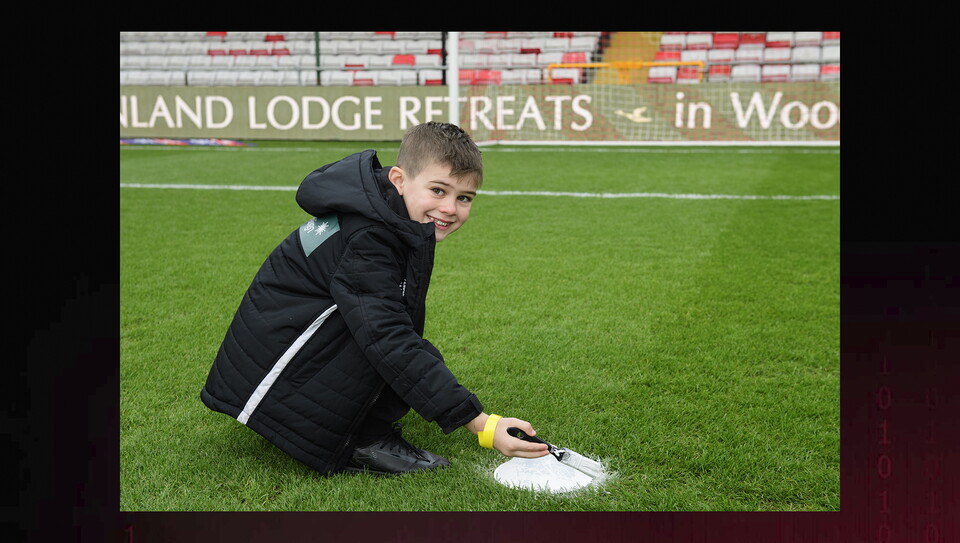 A fans image from City’s home game against Huddersfield Town.