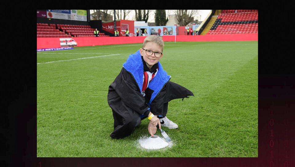 A fans image from City’s home game against Huddersfield Town.