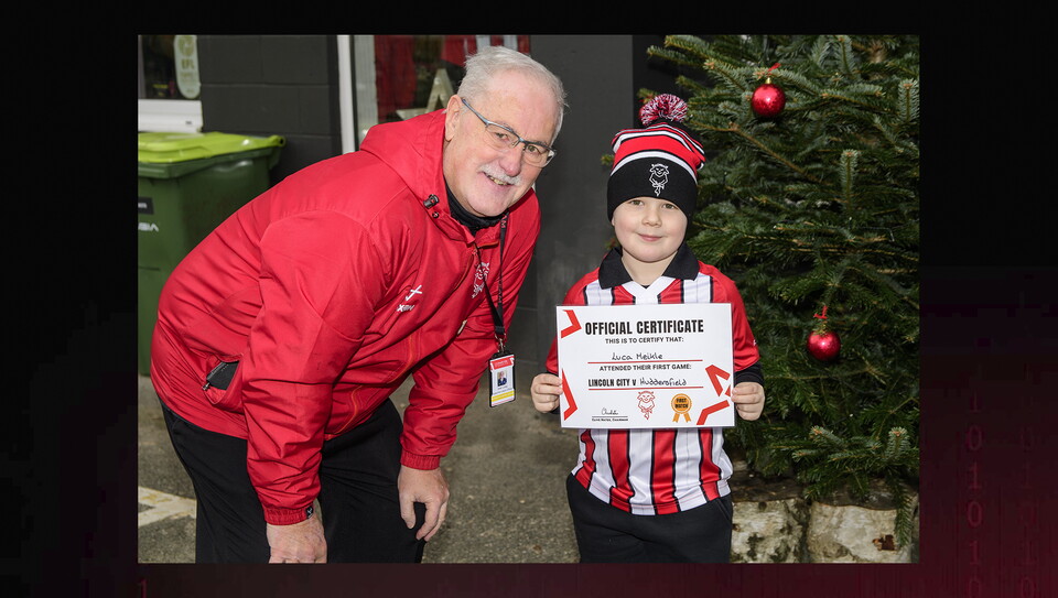 A fans image from City’s home game against Huddersfield Town.