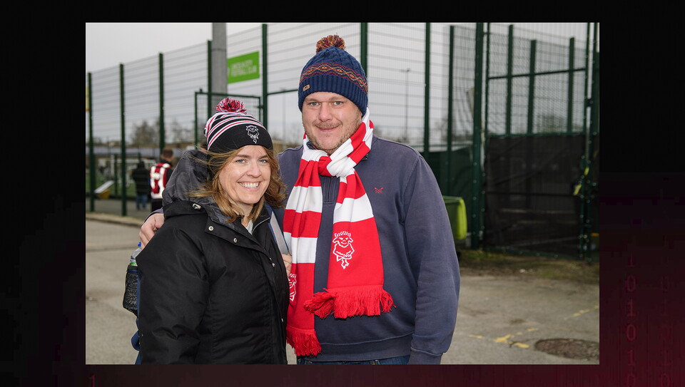 A fans image from City’s home game against Huddersfield Town.