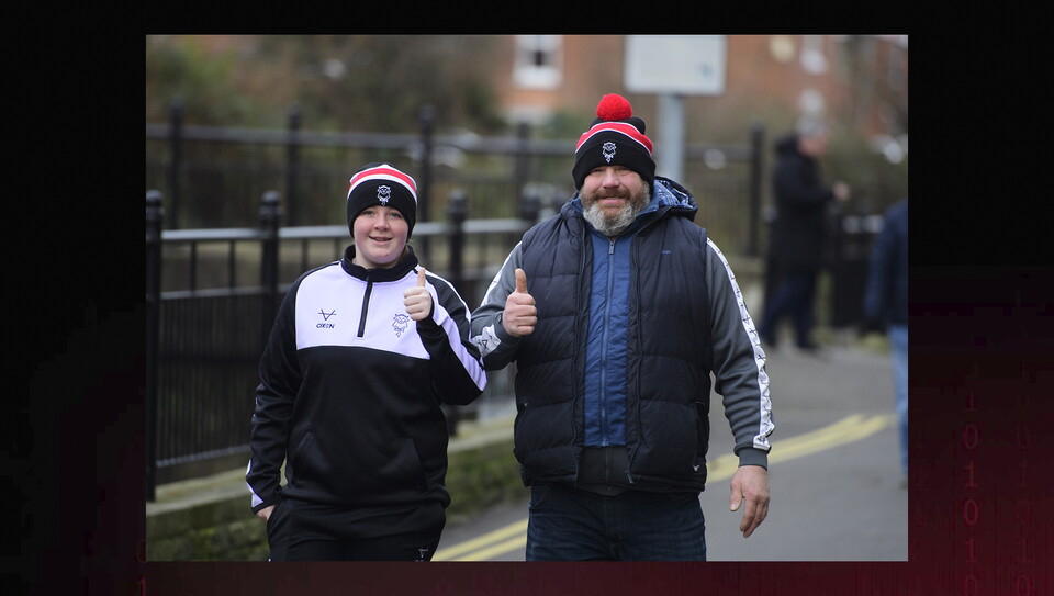 A fans image from City’s home game against Huddersfield Town.