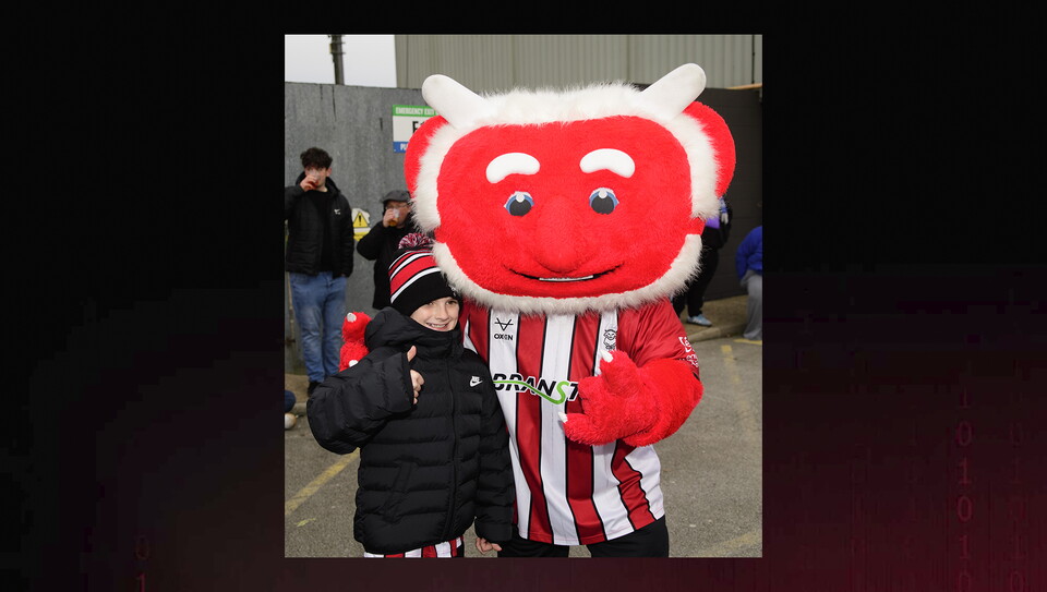 A fans image from City’s home game against Huddersfield Town.