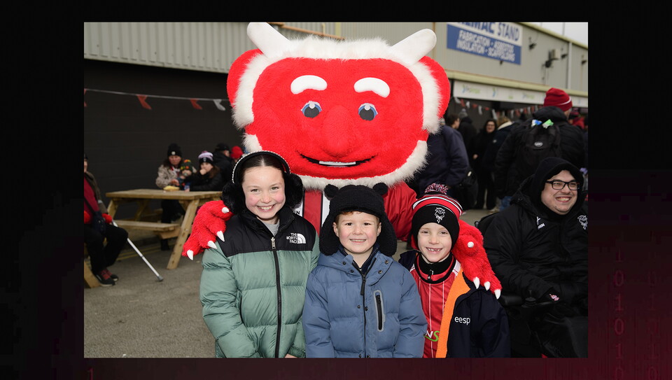 A fans image from City’s home game against Huddersfield Town.