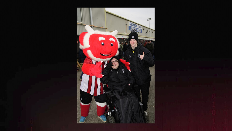 A fans image from City’s home game against Huddersfield Town.