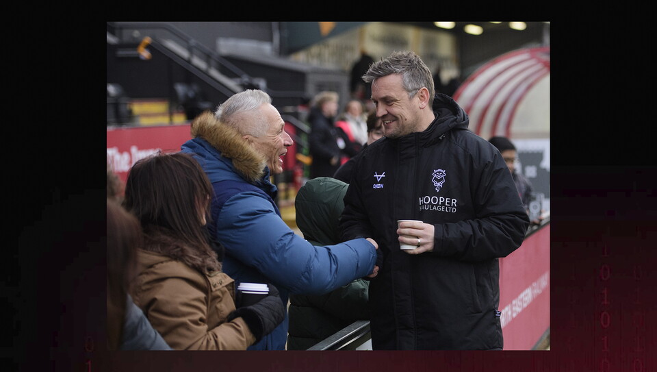 A fans image from City’s home game against Huddersfield Town.