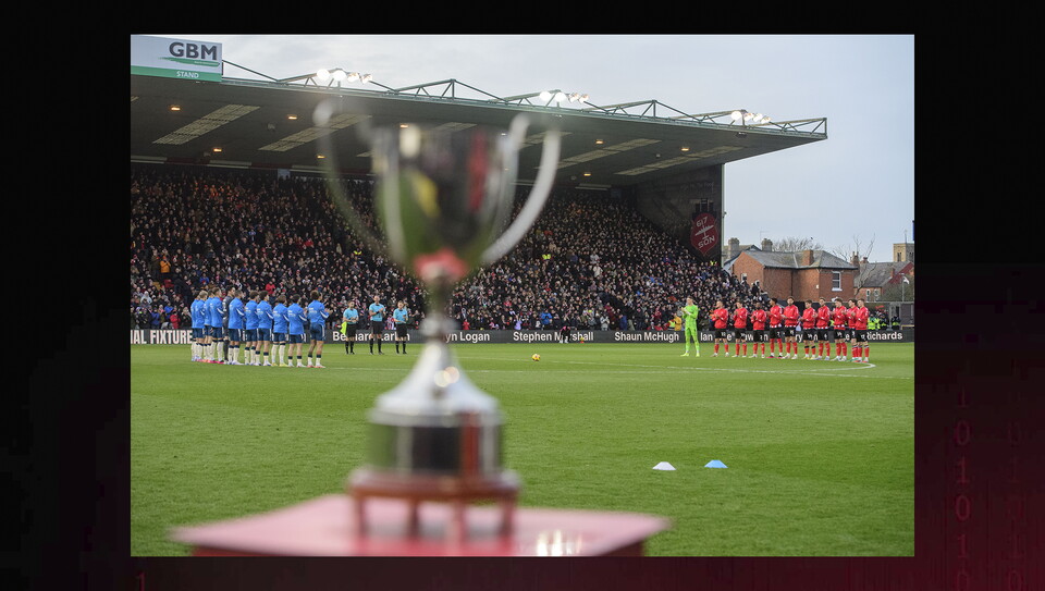 A fans image from City’s home game against Huddersfield Town.