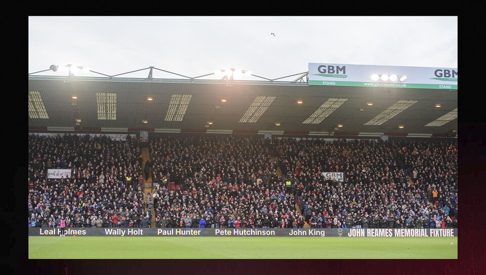 A fans image from City’s home game against Huddersfield Town.