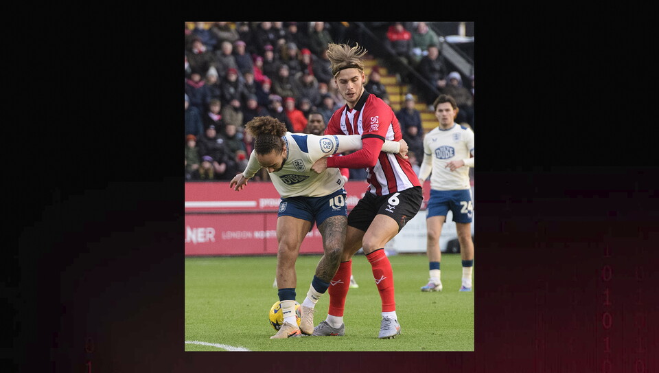 A match action image from City’s 1-1 home draw against Huddersfield Town.