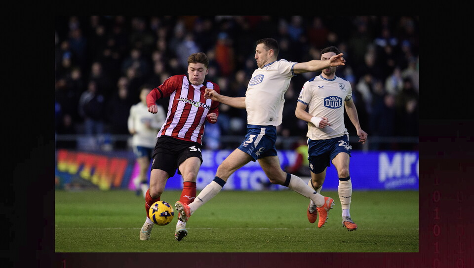 A match action image from City’s 1-1 home draw against Huddersfield Town.
