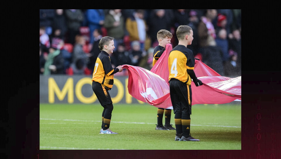 A matchday experience image from City’s 1-1 home draw against Huddersfield Town.