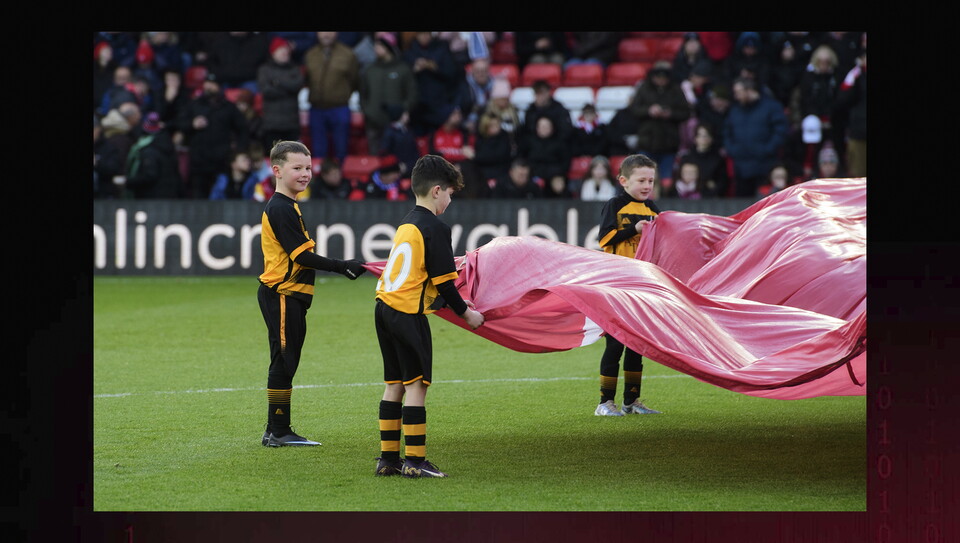 A matchday experience image from City’s 1-1 home draw against Huddersfield Town.